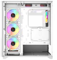 Rampage HYDRA V3 WHITE 750W 80+ BRONZE Beyaz 7*12cm RGB Fan ATX Mid-T Oyuncu Kasası - 1